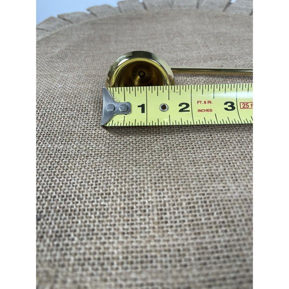 VINTAGE Partylite 9 inch Chatham Candle Snuffer BRASS N6035 FREE SHIPPING! - Picture 7 of 9